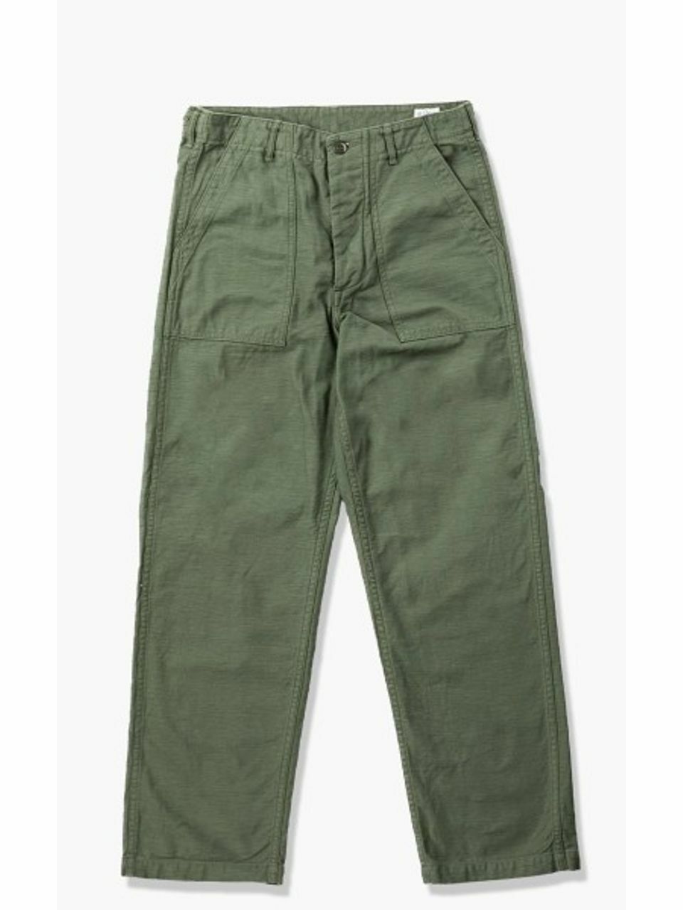 Прямые брюки orSlow 25FW 01500216 GREEN DOM