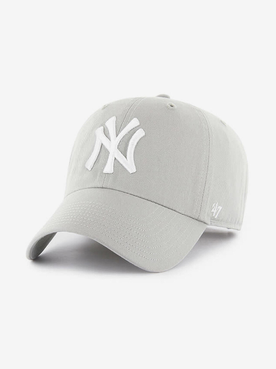 Кепка MLB 47 Brand NY Yankees Premium Big Logo Ball Cap (Grey)