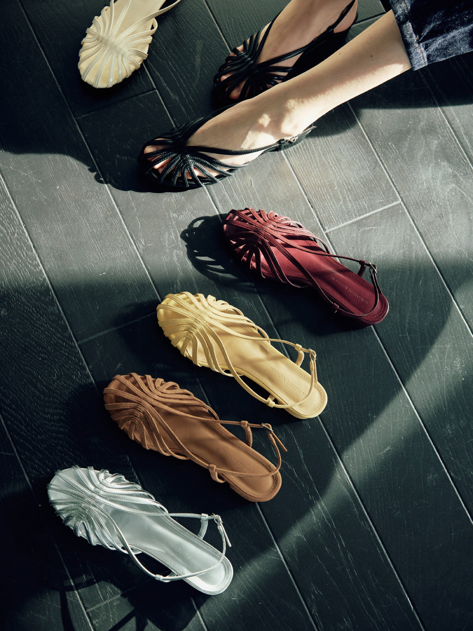 Кожаные и замшевые сандалии Wave (6Colors) I SM057