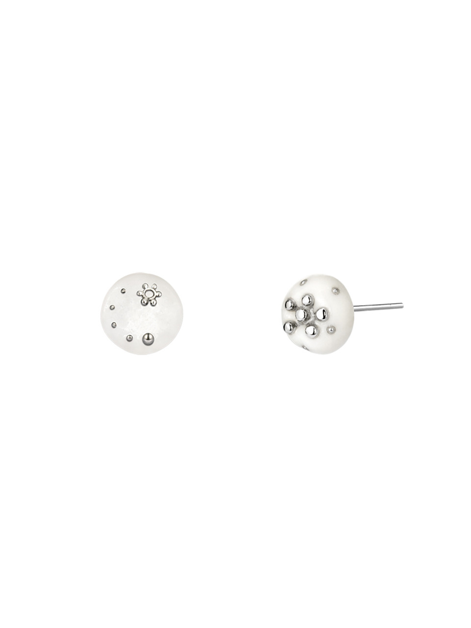 lilt earrings-white