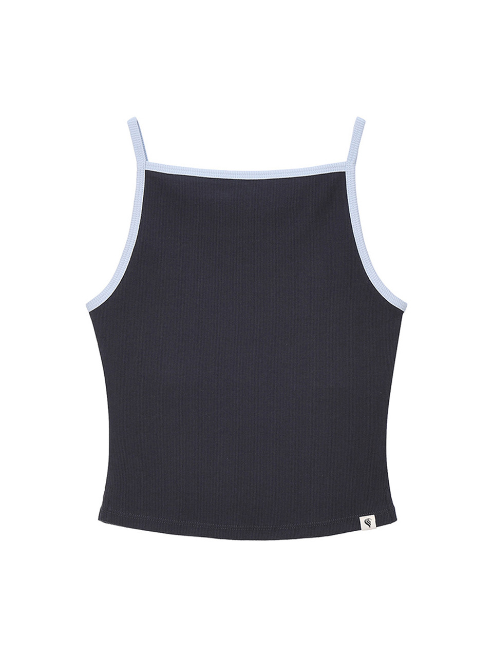 Кроп-топ на бретелях с чашками, контрастный (4 colors)