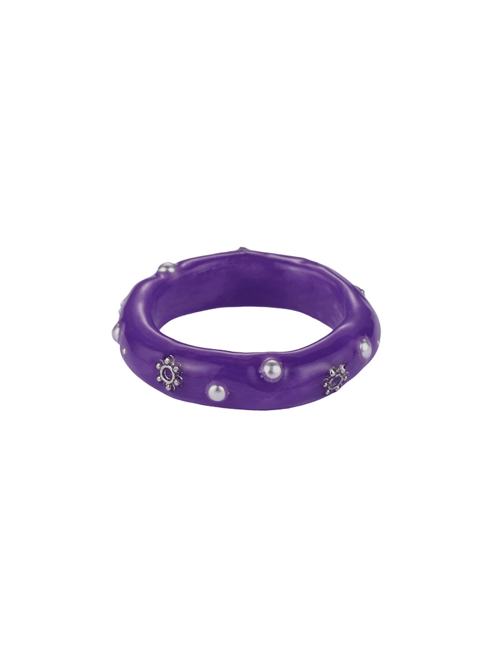 flower farm ring-purple