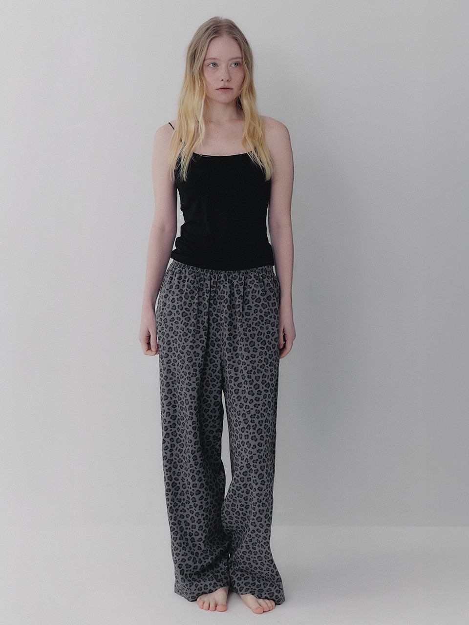 Брюки Breeze из лиоцелла Leopard Black