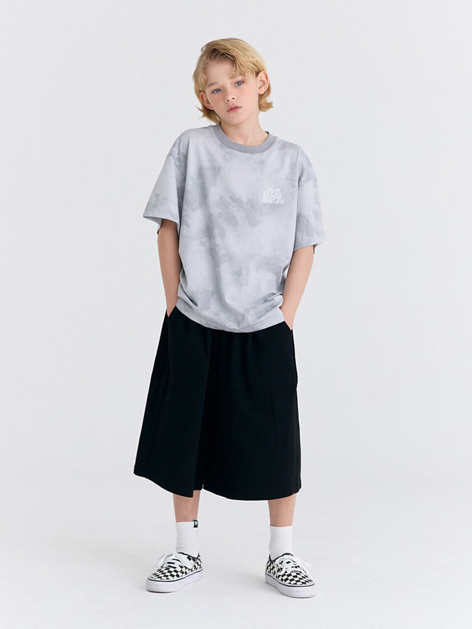 [SET] Костюм G10F15 с бермудами (Grey/Black)