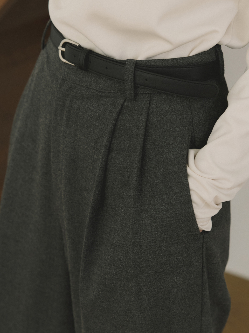 NUE REORG LOGO BELT (3colors)