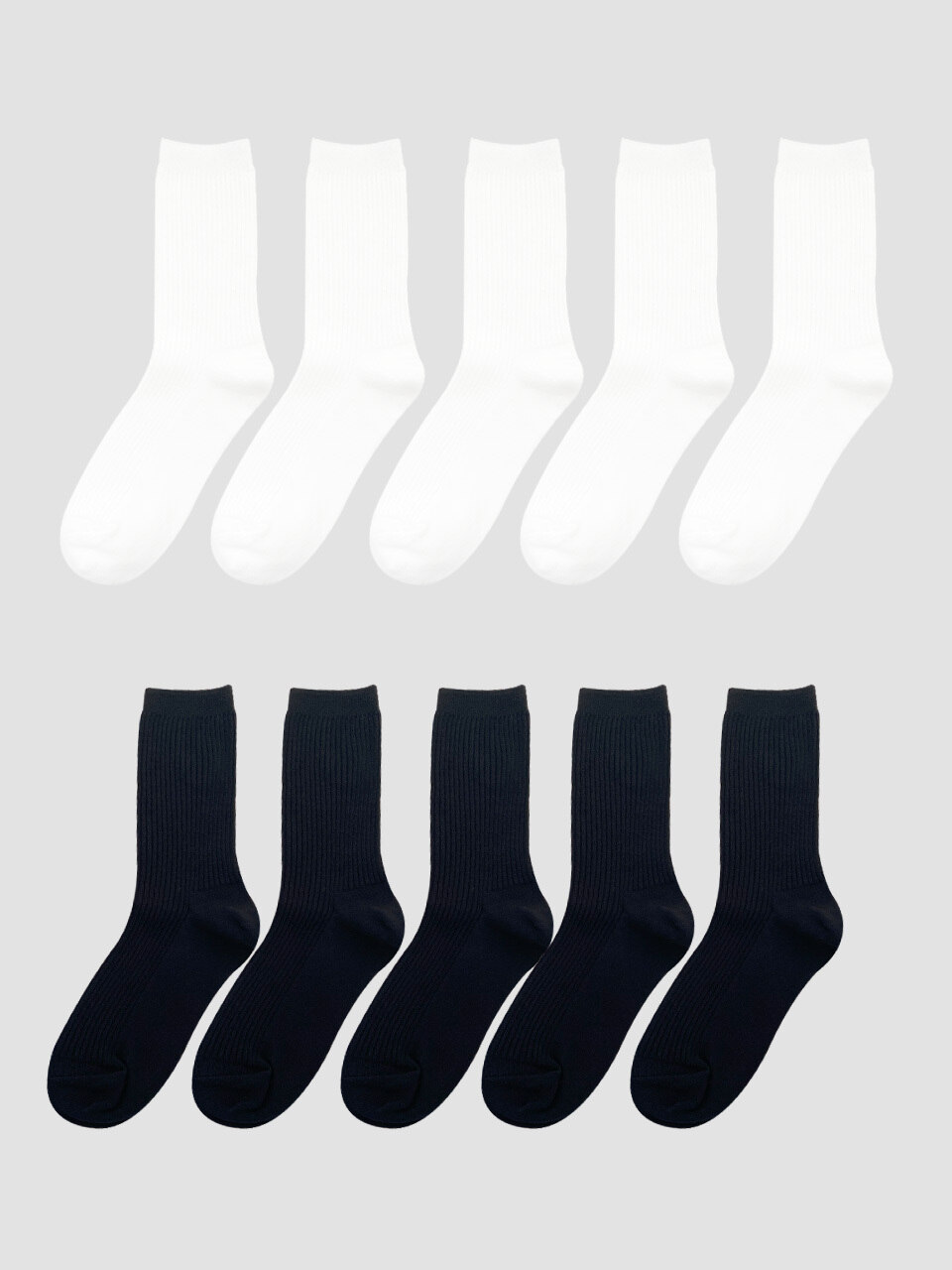 [5SET] Носки Crew Socks Barbie White Black на любой сезон