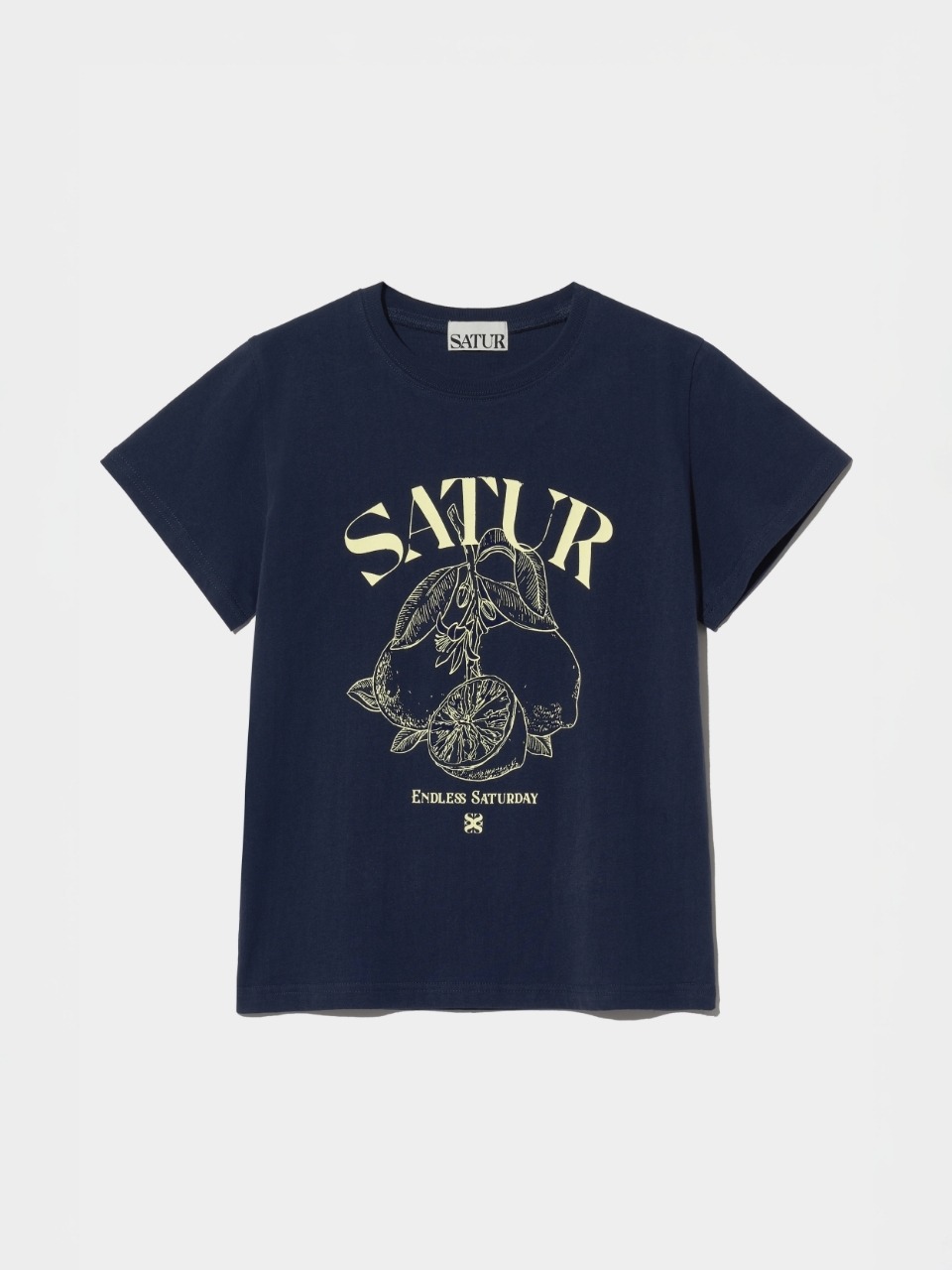 Летняя футболка Capri Citron Drawing Graphic_Sunset Navy