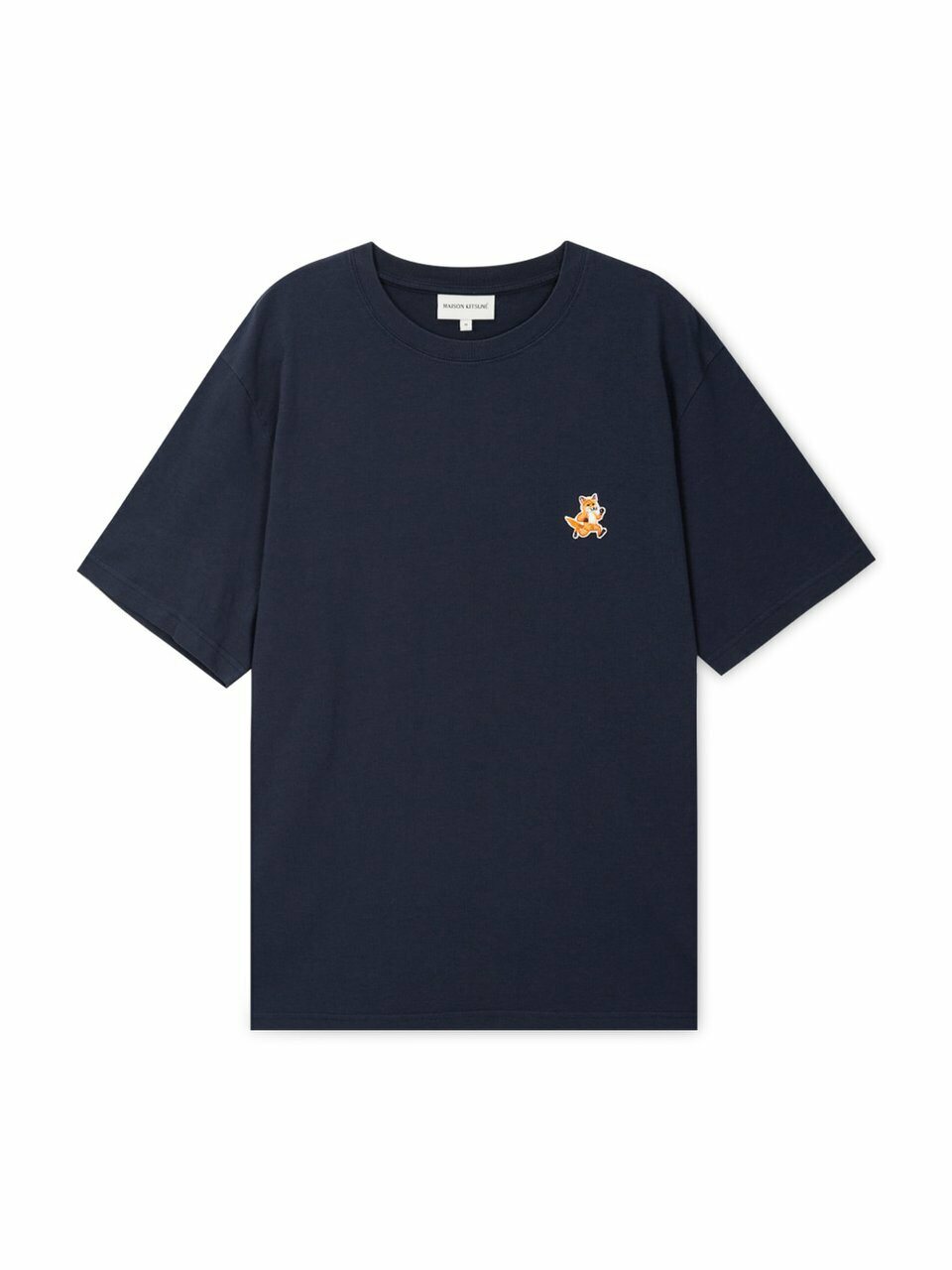 Мужская футболка Maison Kitsune Speedy Fox Ink Blue MM00125KJ0008 P476