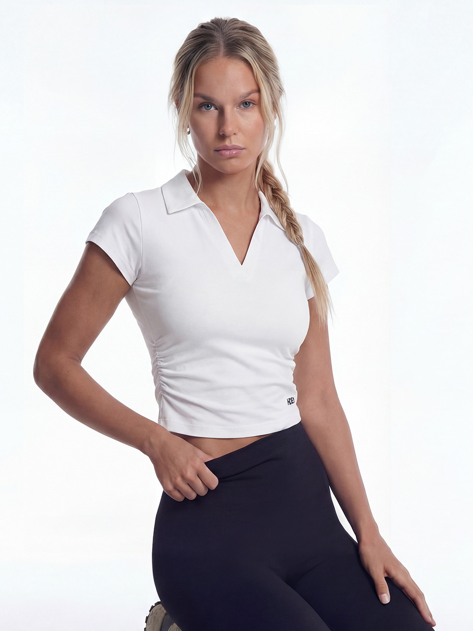 Пике поло с коротким рукавом Easy Sculpt W (White)