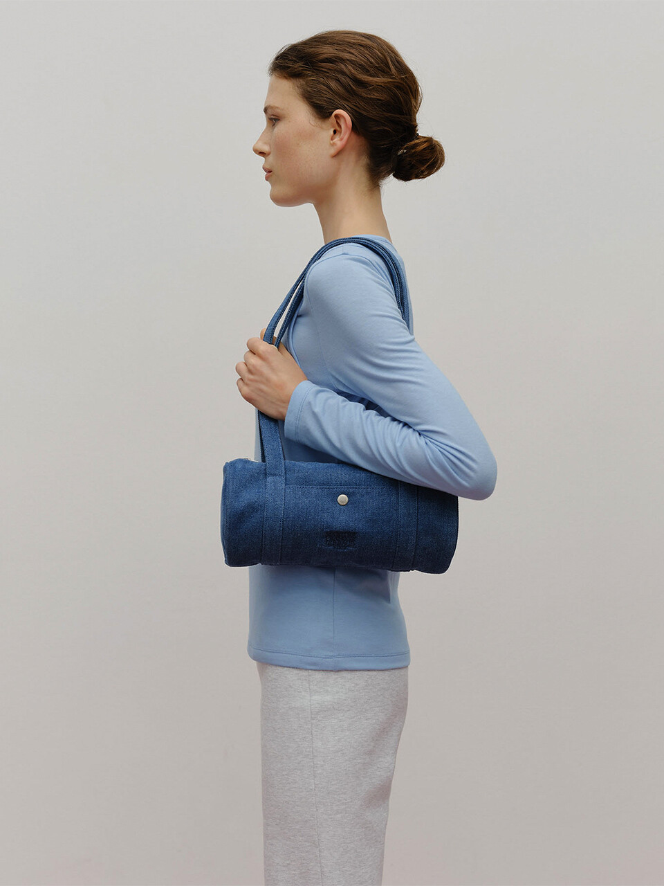 CLASSIC LOGO MINI DUFFLE BAG blue