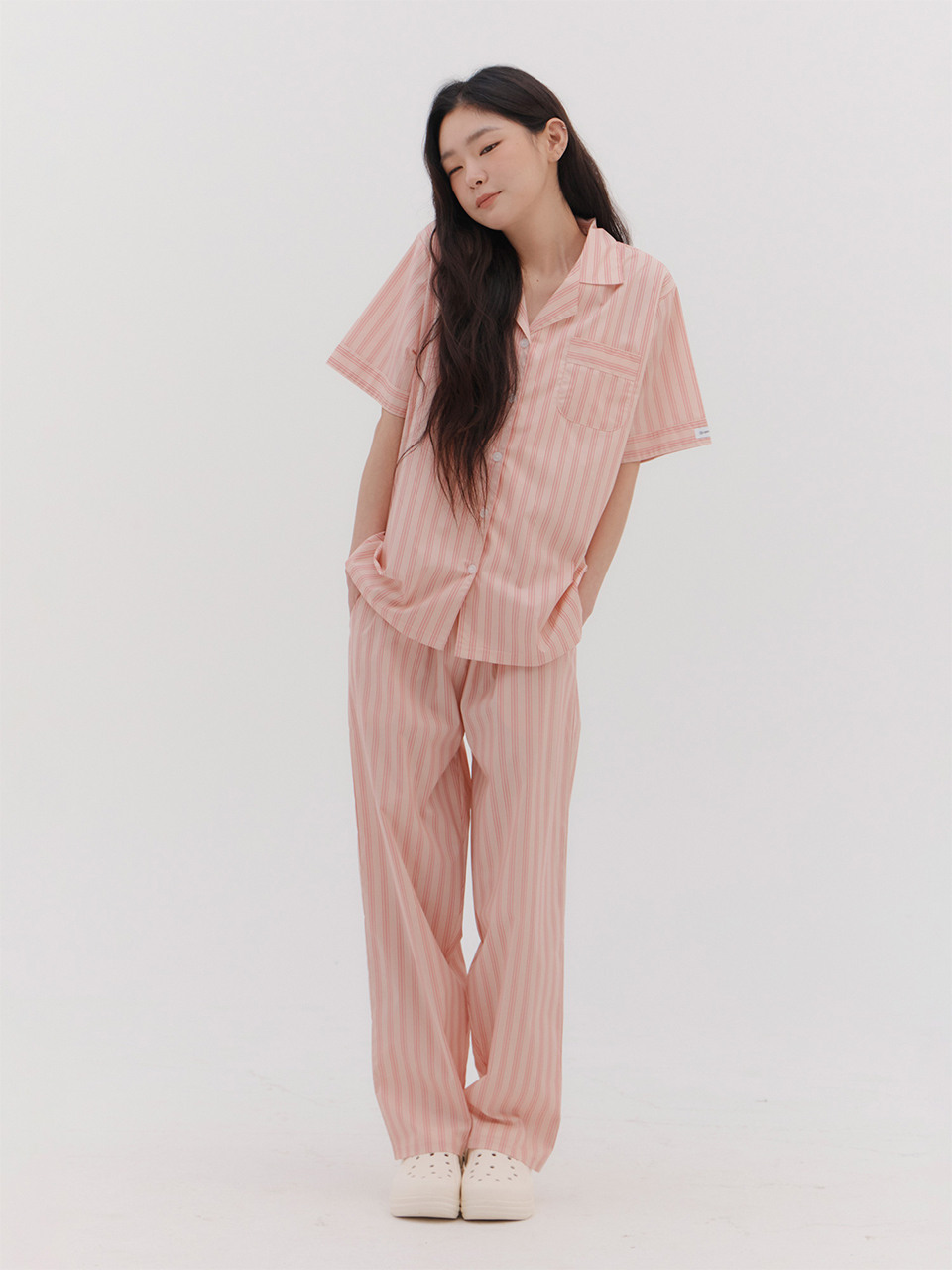 Унисекс пижама Tide Rhythm Glossy Peach футболка + длинные брюки