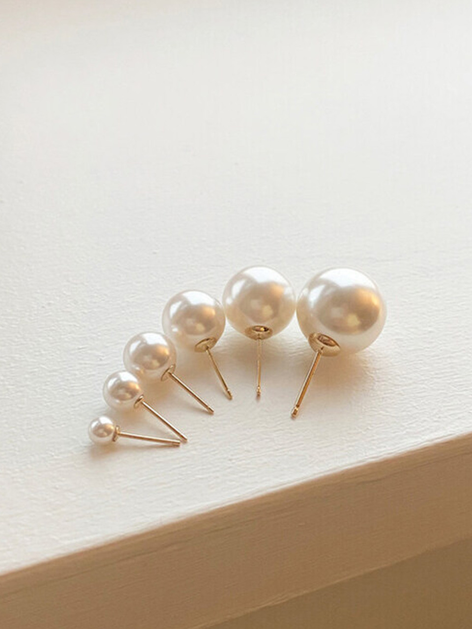 Серьги с жемчугом из 14K gold