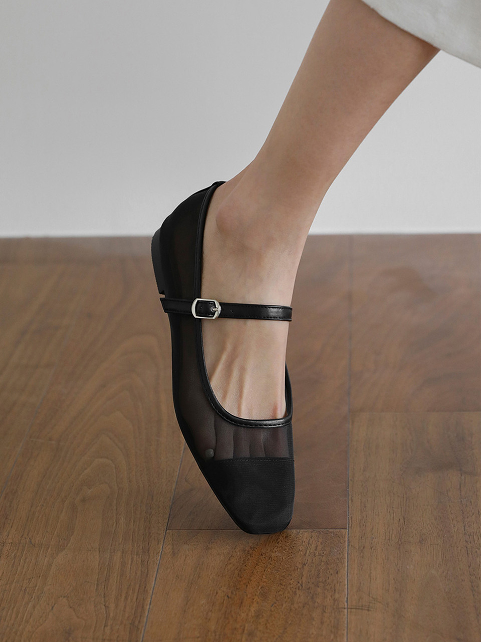 Maniel сетчатые туфли Mary Jane балетки (1cm)
