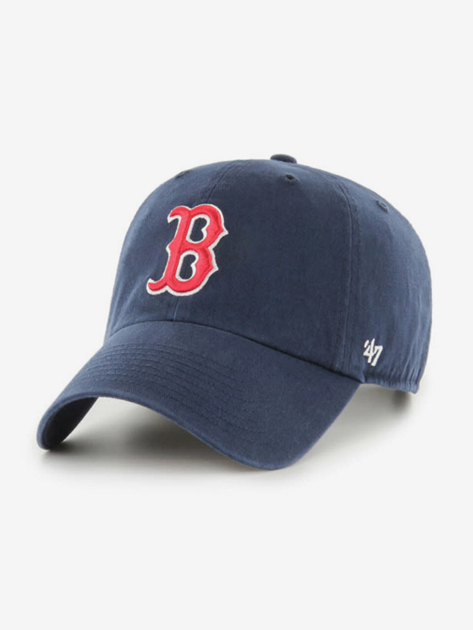 Бейсболка MLB 47 Brand BOSTON с большим логотипом (Navy Red)