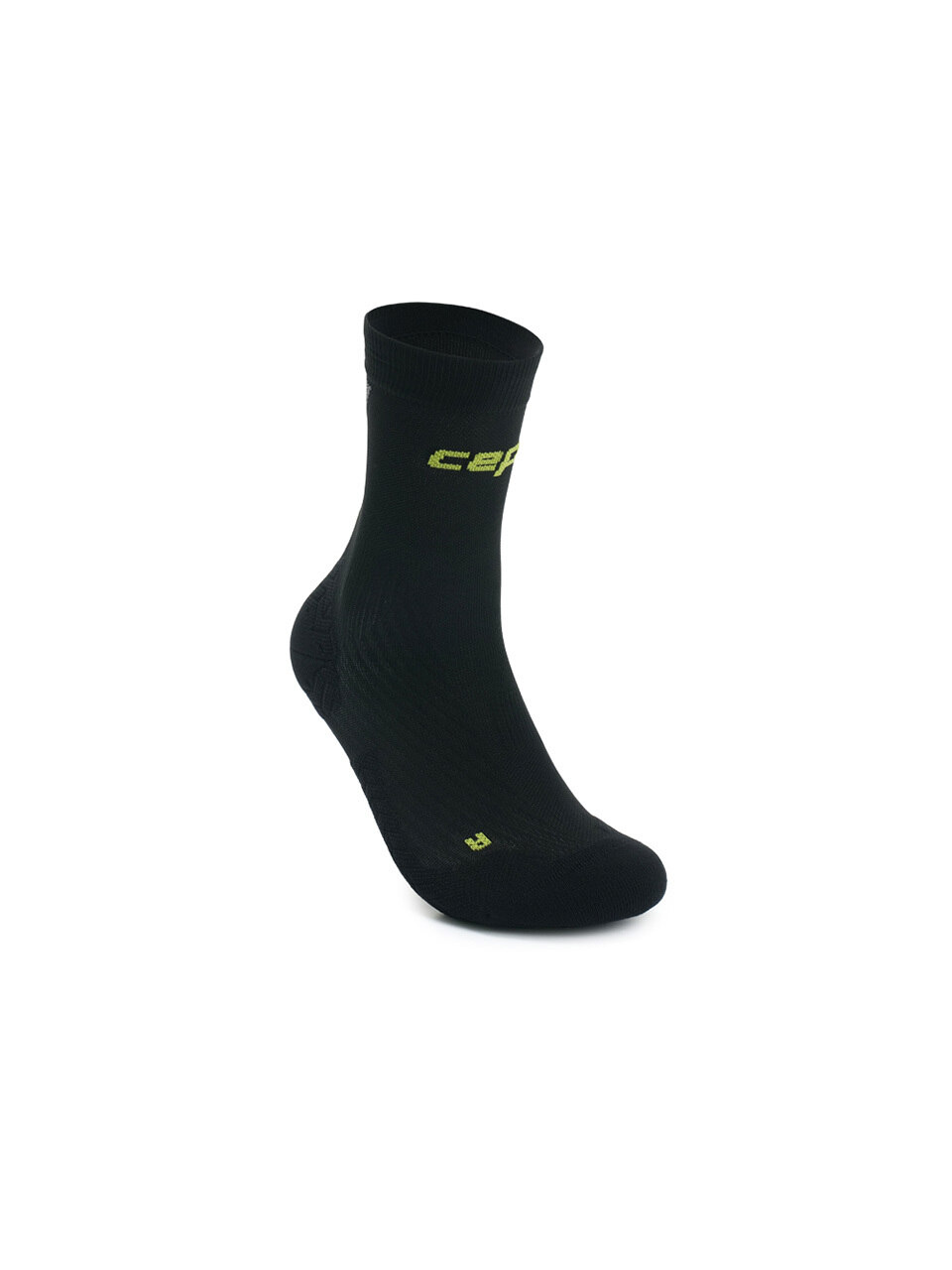 Носки CEP Core Run Ultralight Midcut Black Gray унисекс WP9CVL