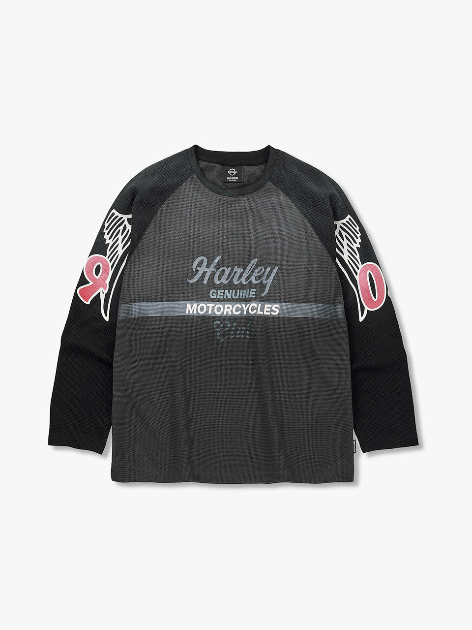 Реглан с эффектом спрей-варежки HH16111004 Dark Gray
