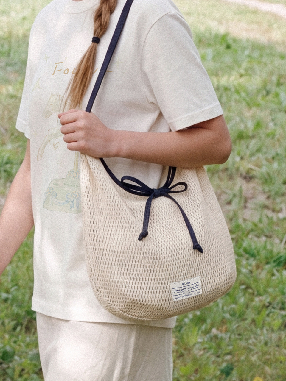 LEGER MESH ECO BAG - IVORY