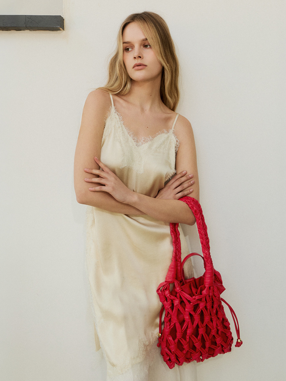 26SS Camille Dual Net Bag — Red