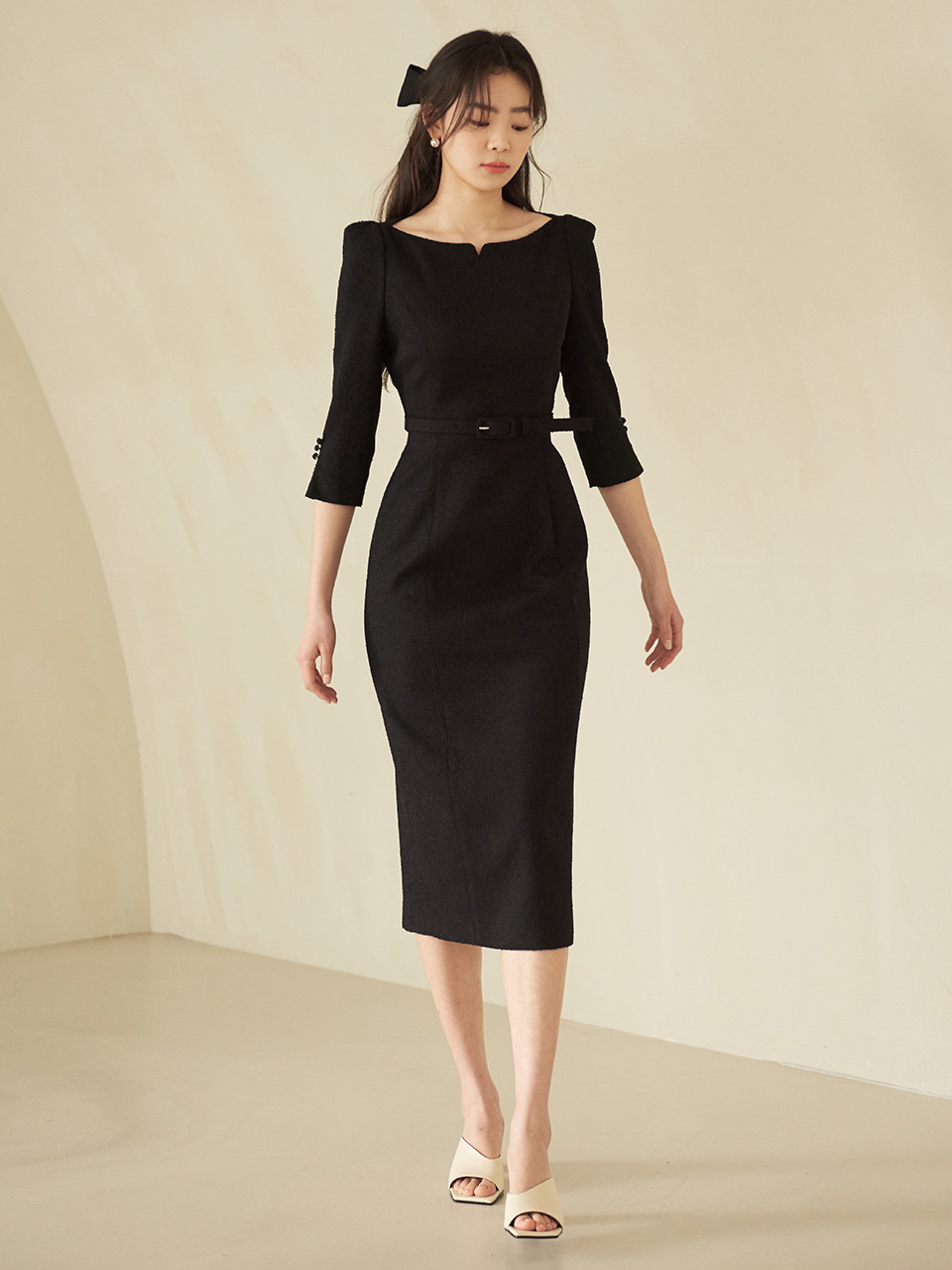 【韓国大人気】【FLOWOOM】Classic diana dress/2色 플로움]Classic Diana Dress (2color)