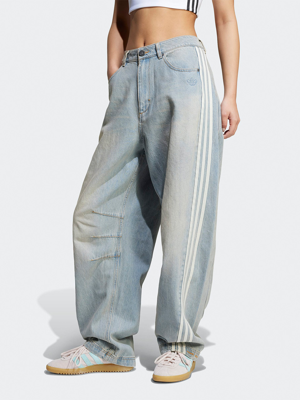 [JX9212] DENIM BN PANT
