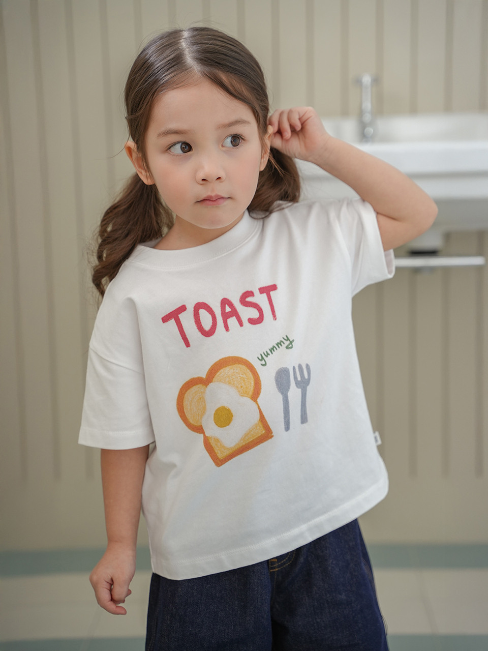 Футболка с принтом Toast