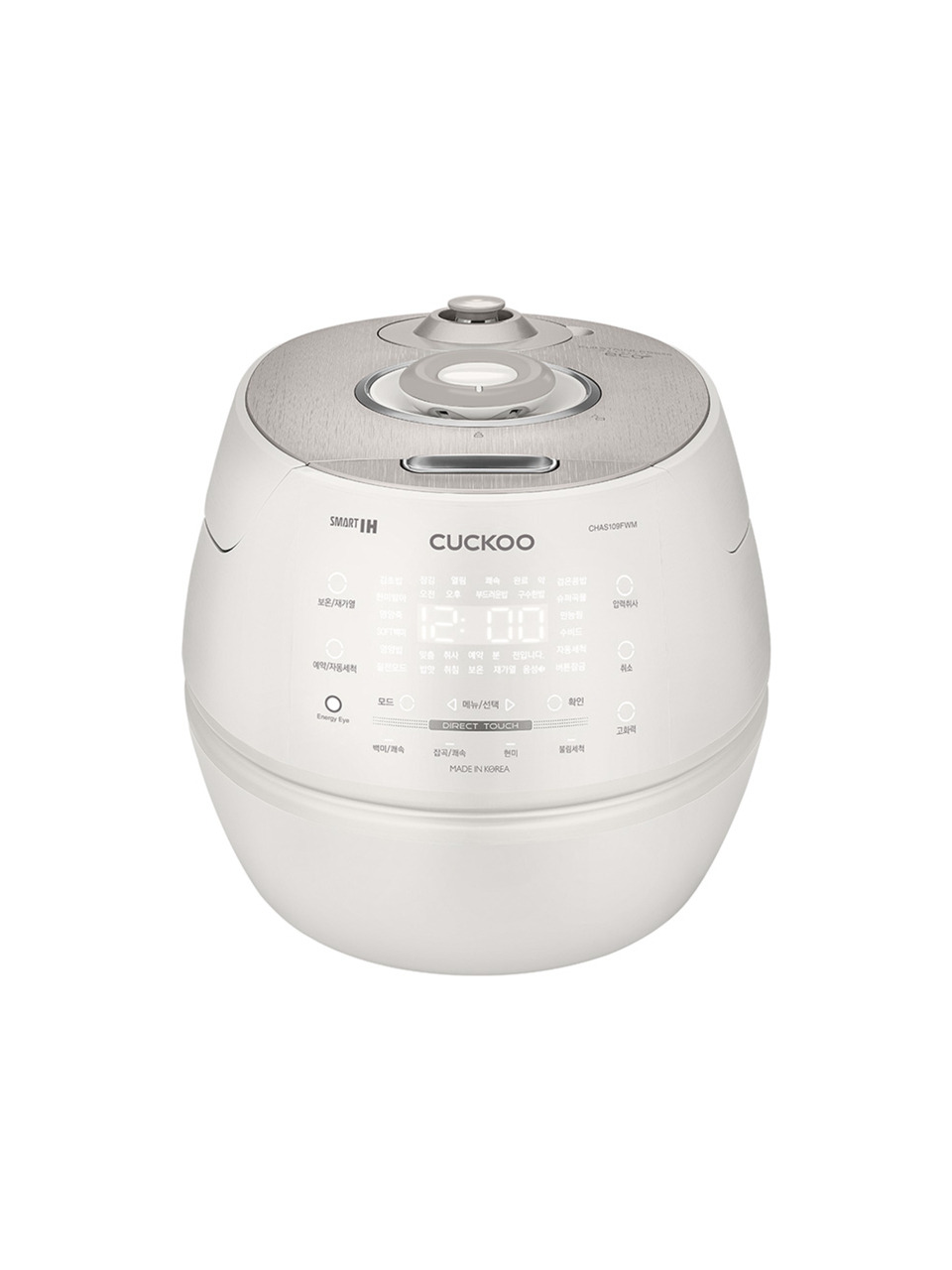 Рисоварка Cuckoo IH на 10 персон, сталь, Grace White CRP-CHAS109FWM
