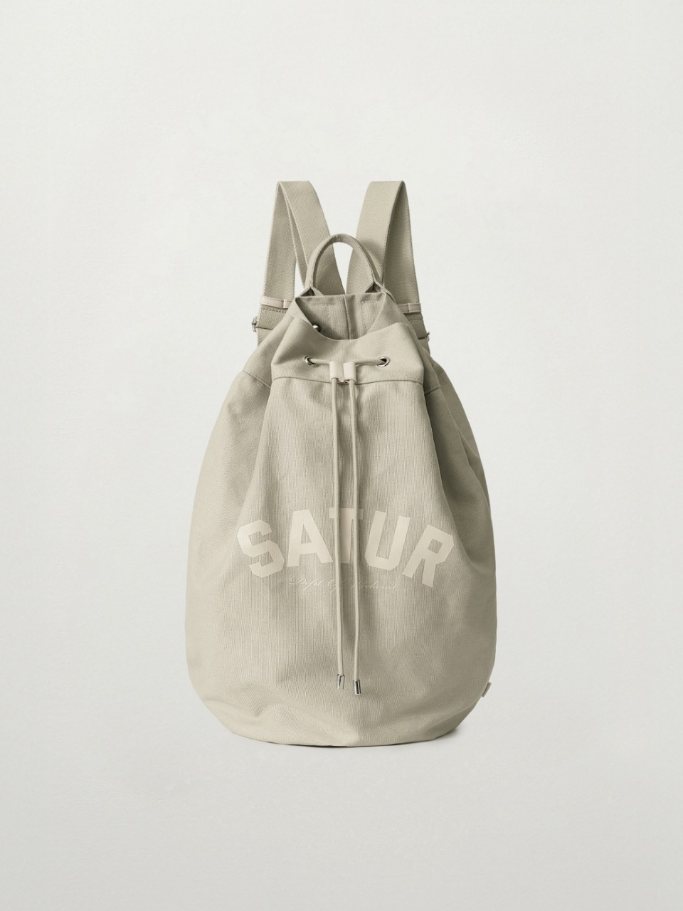 Холщовая сумка на затяжках Light Khaki
