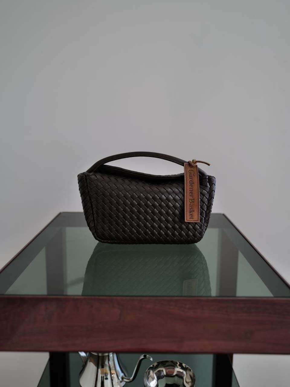 Gardener Basket Weaving Hobo Bag