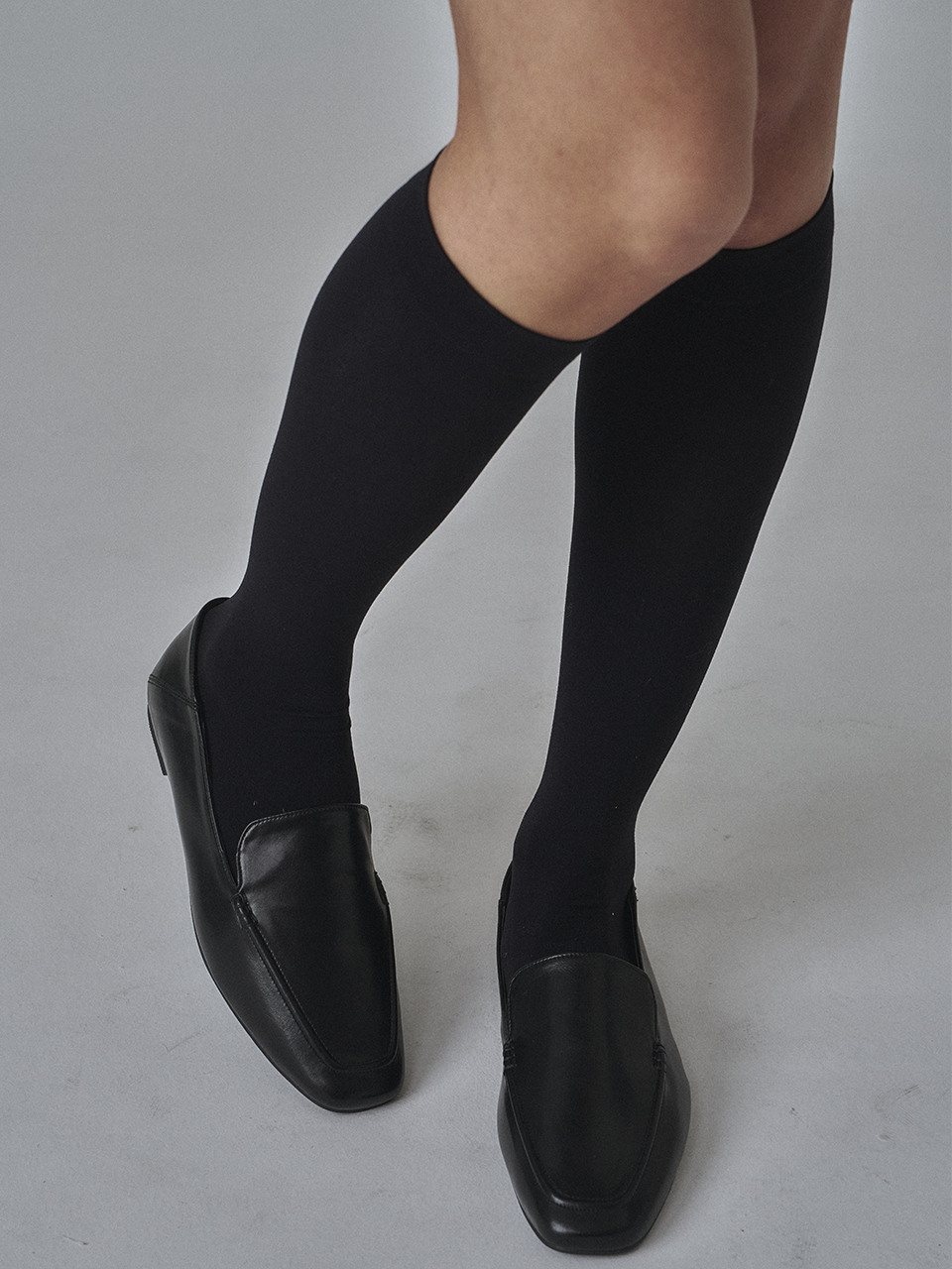 [8-й перевыпуск] PURE Plain Loafers (Black)
