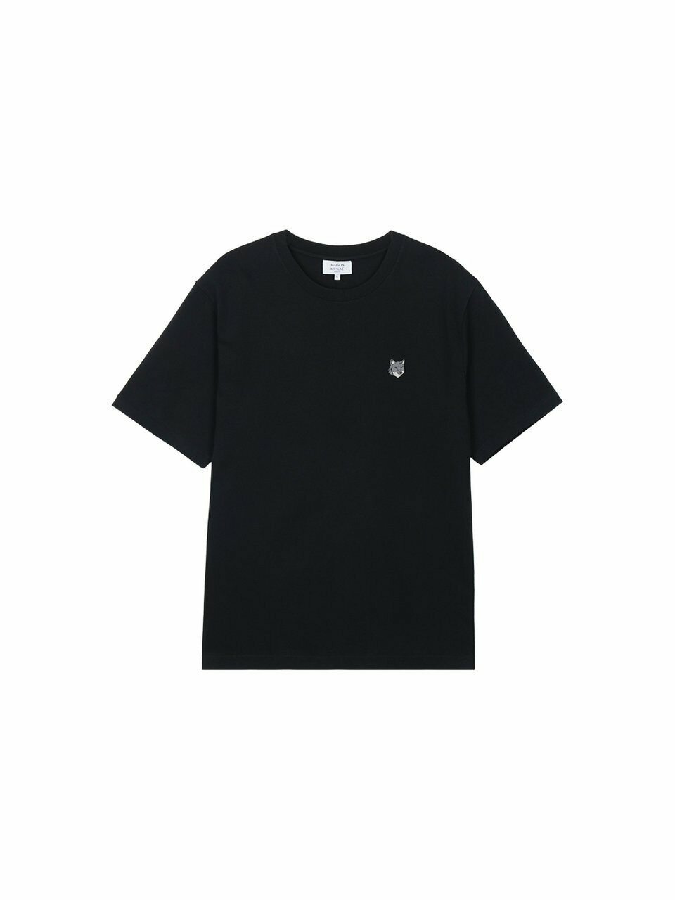 Мужская футболка Maison Kitsune Fox Head Comfort Black PM00108KJ7025-P199