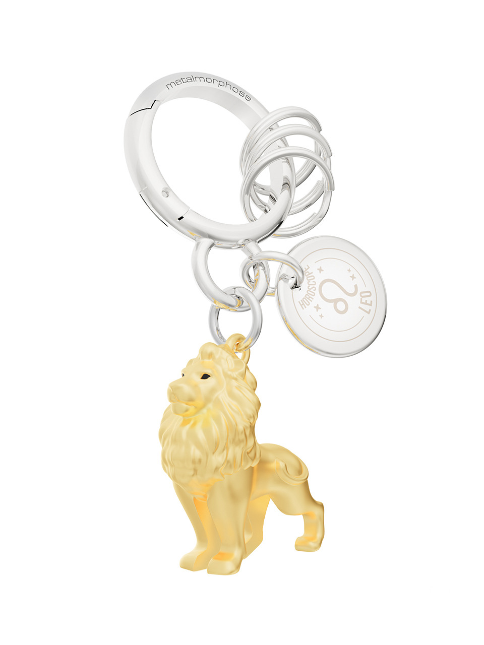 Metamorphosis Belgium Metal Keyring Zodiac Leo