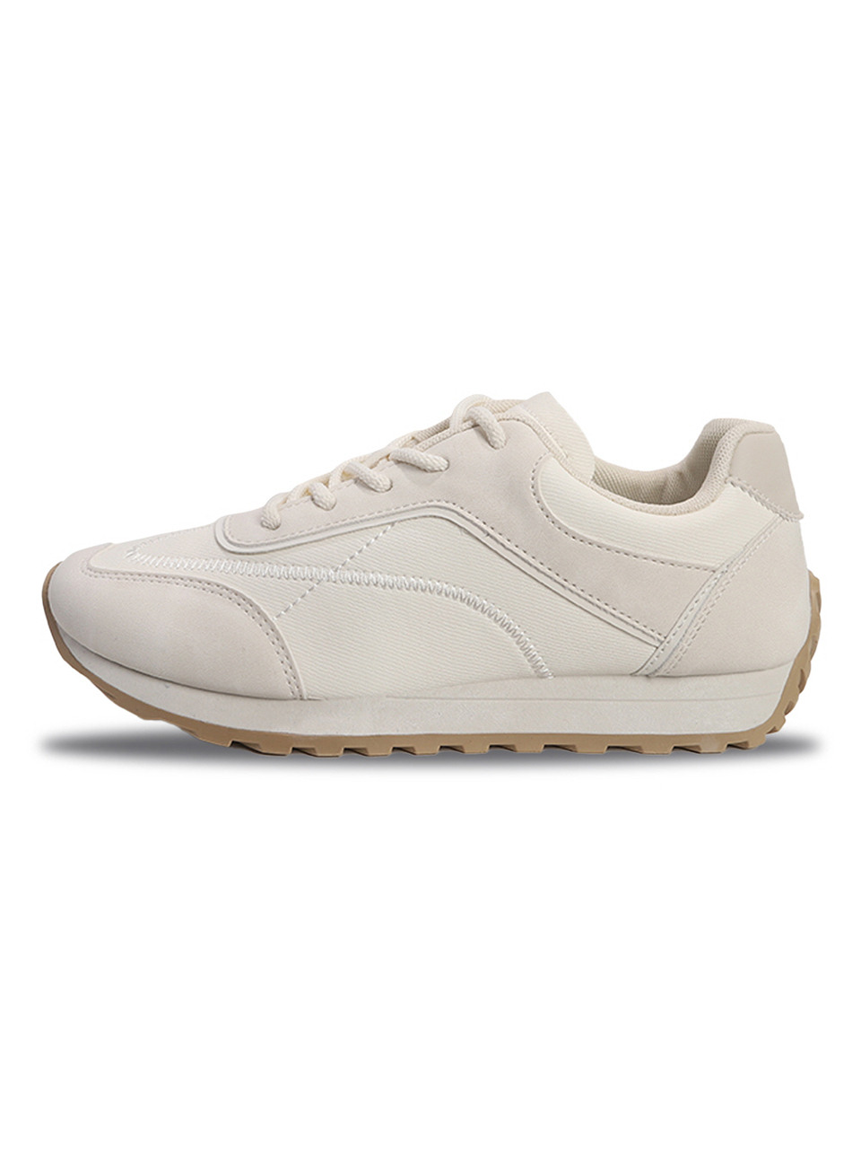 Кроссовки ELLE SPORT со строчкой, Ivory EL4S192IVO