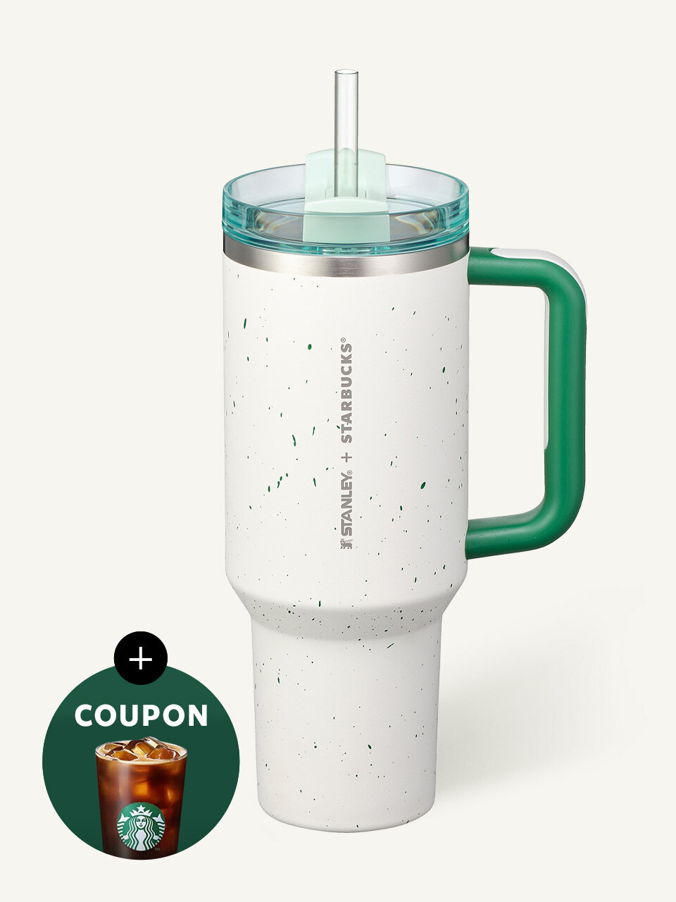 SS Stanley Green Pebble Quencher термос 1183ml