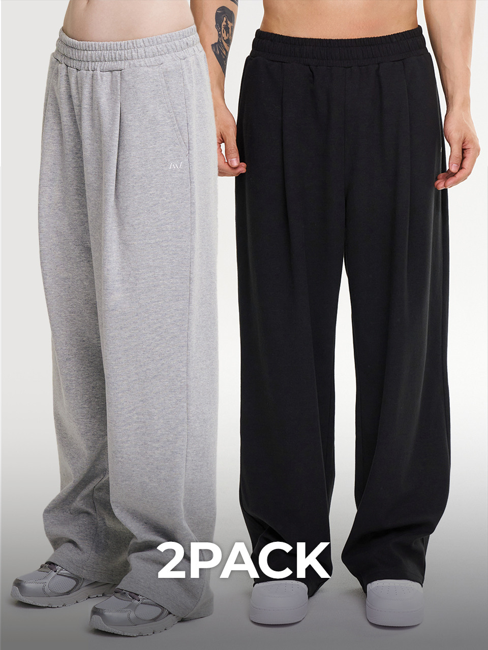 [2PACK] Спортивные штаны оверсайз на резинке W (2 colors)