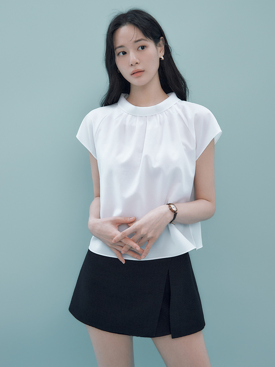 Ruid Tie Blouse (2colors)