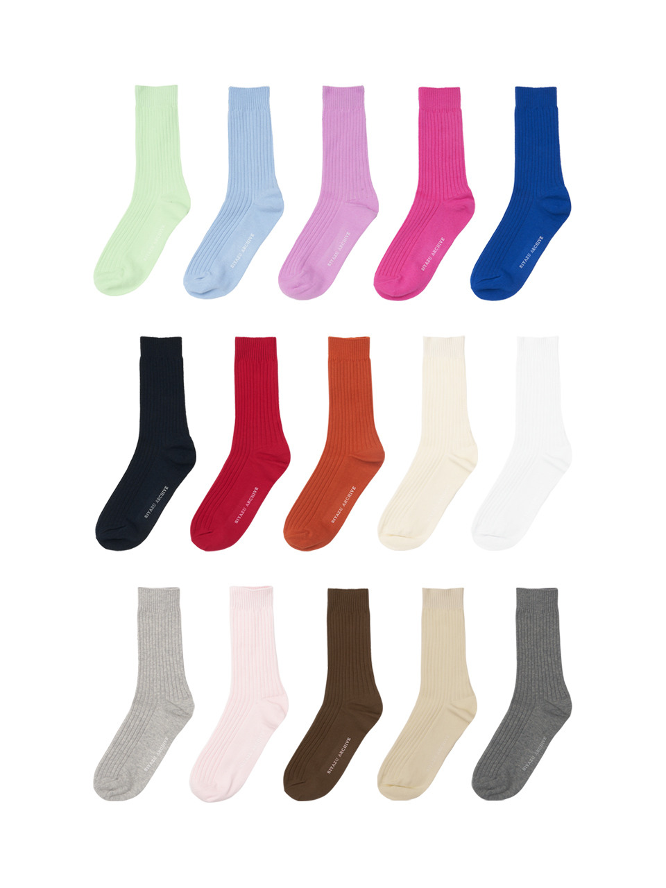 Шелковистые носки SIAC3039 Siyazu Archive (15 Colors)