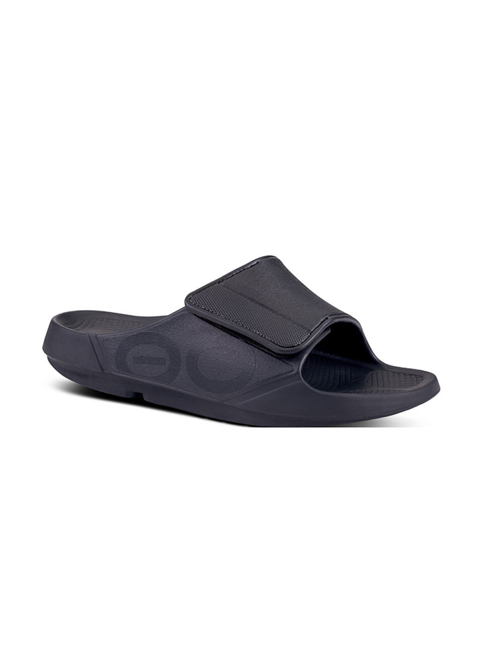 OOAHH SPORT FLEX MATTE - матовые черные спортивные шлепанцы