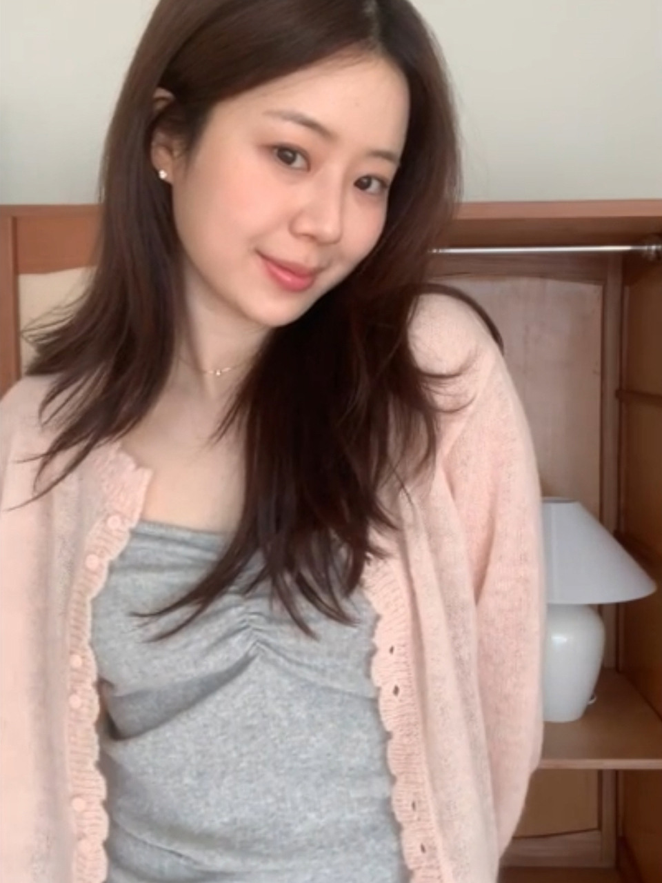 Mini Scallop Knit Cardigan_3color