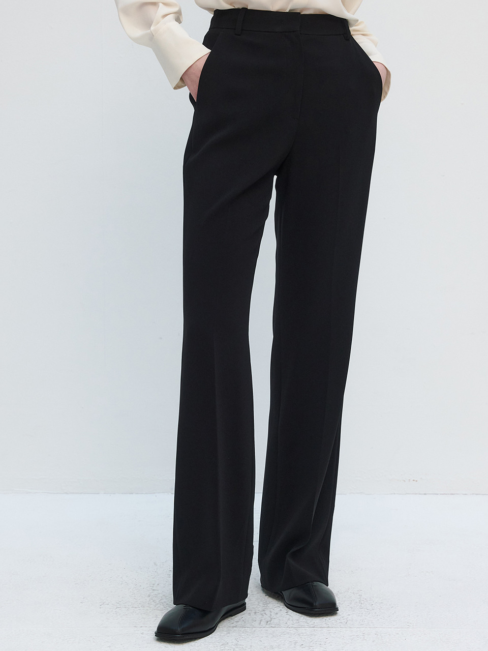 [Drama Signature] Relaxed Bootcut Trousers_2color