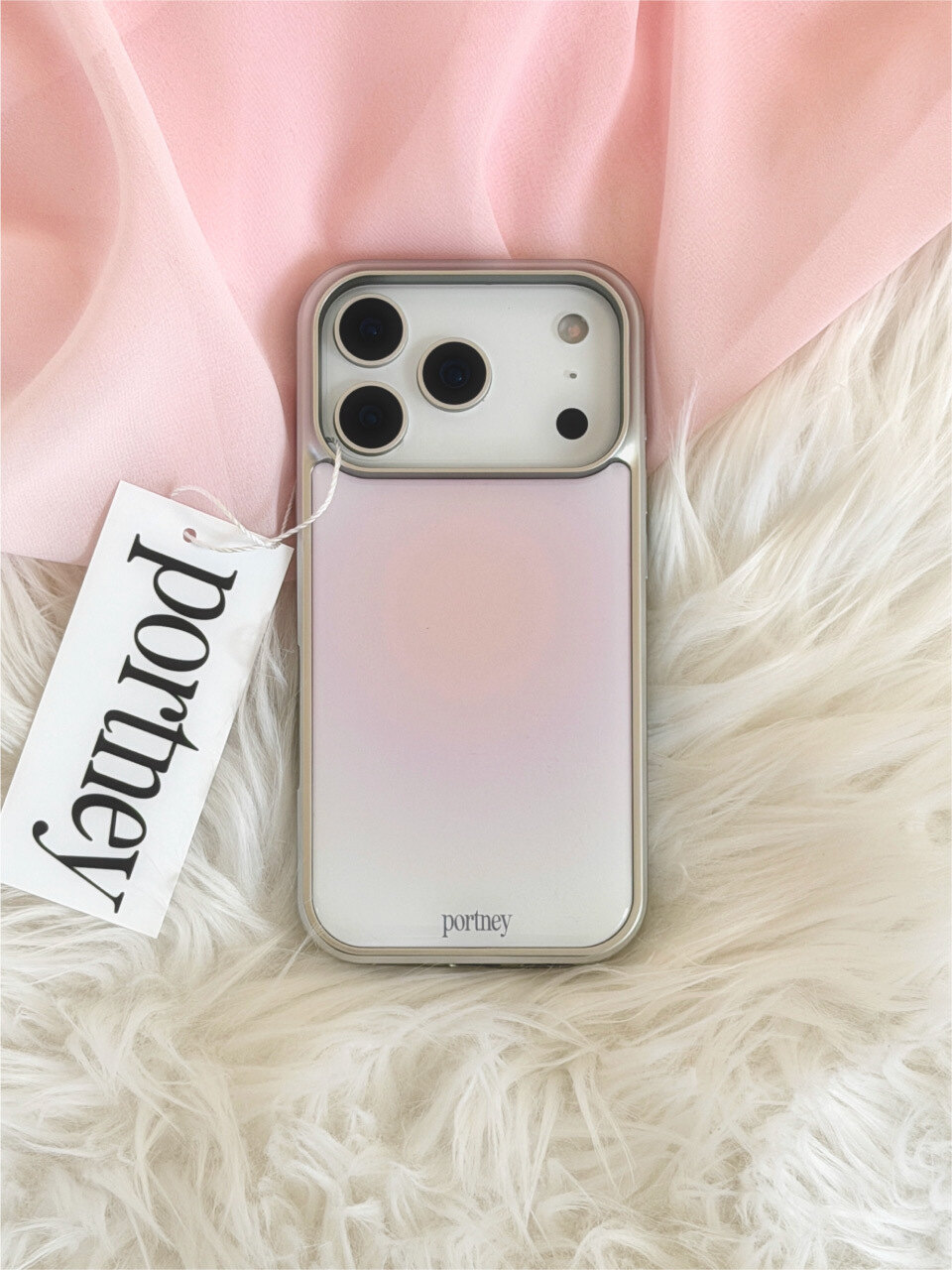 +s26+silver pink blossom epoxy case