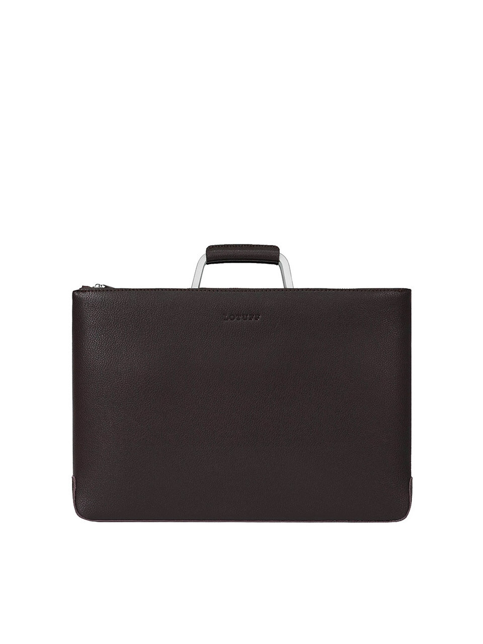 Мужской кожаный портфель LO-1218-L DBR Deep Brown