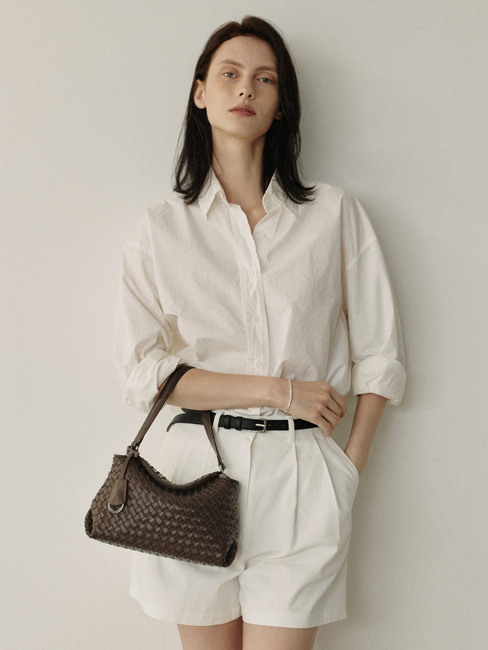 Плетеная сумка 3way TRESSE BAG _ brown
