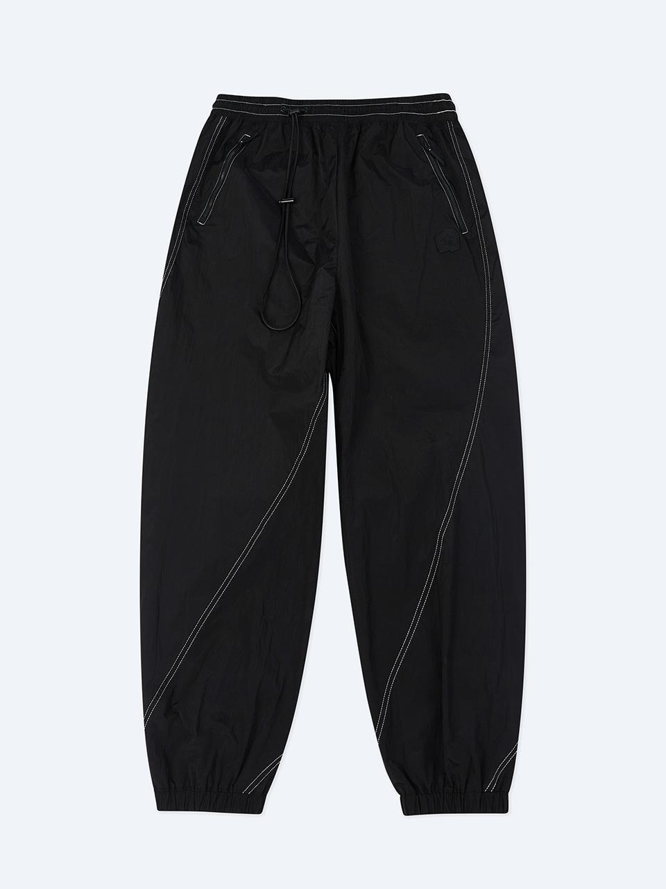 [ADERERROR아더에러]Sculpture logo trackpants Noir