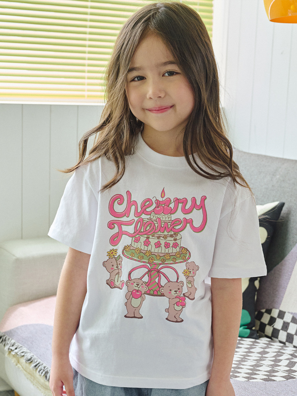 KIDS Teddy's Cake футболка — White