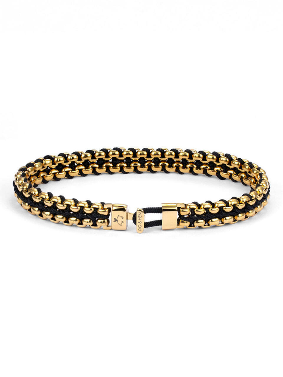 Браслет Catena Venetian 7 W - Black х Gold
