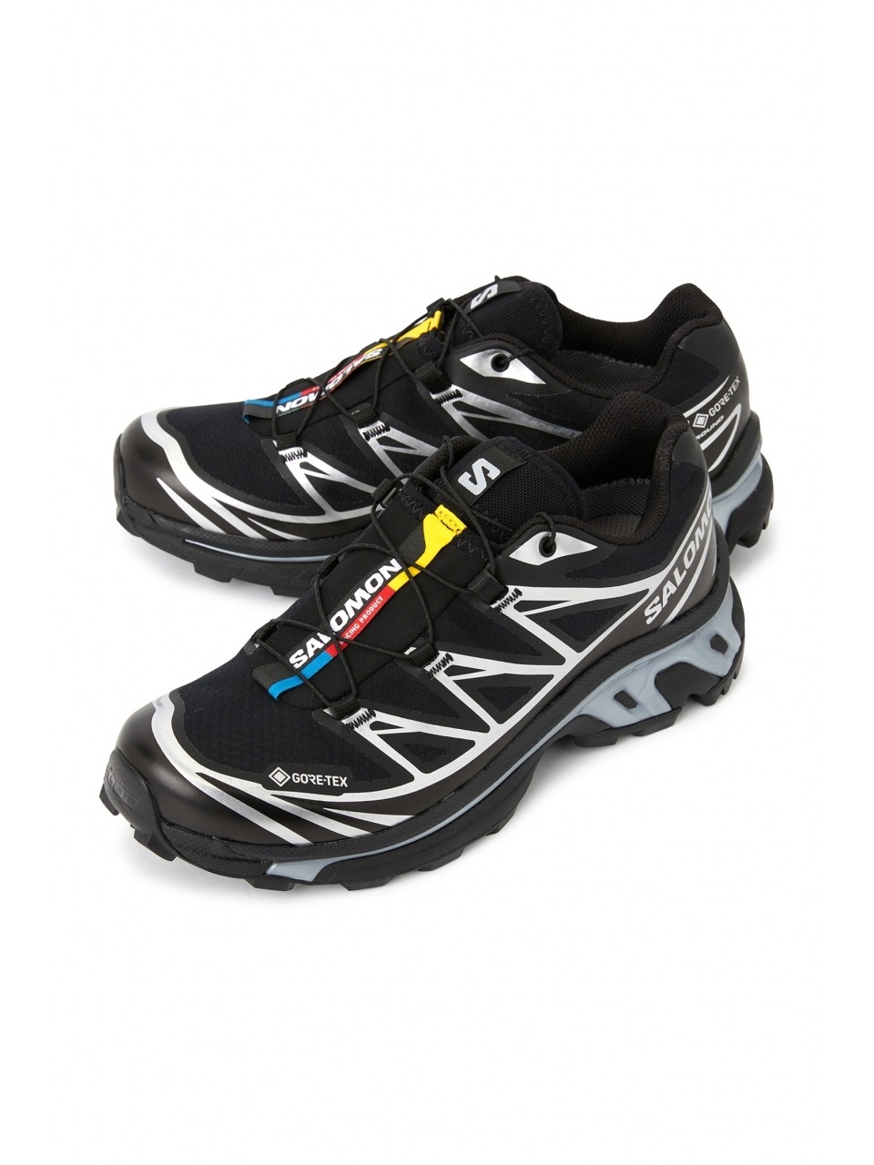 SALOMON XT-6 GTX чёрные беговые кроссовки L47450600 унисекс