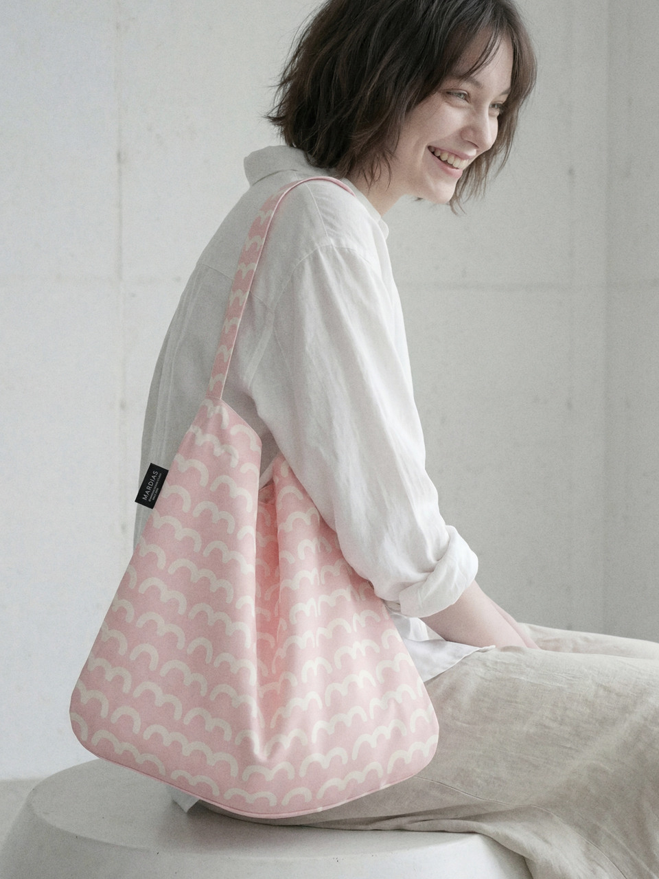 Ola(Cream Pink) Eco Bag