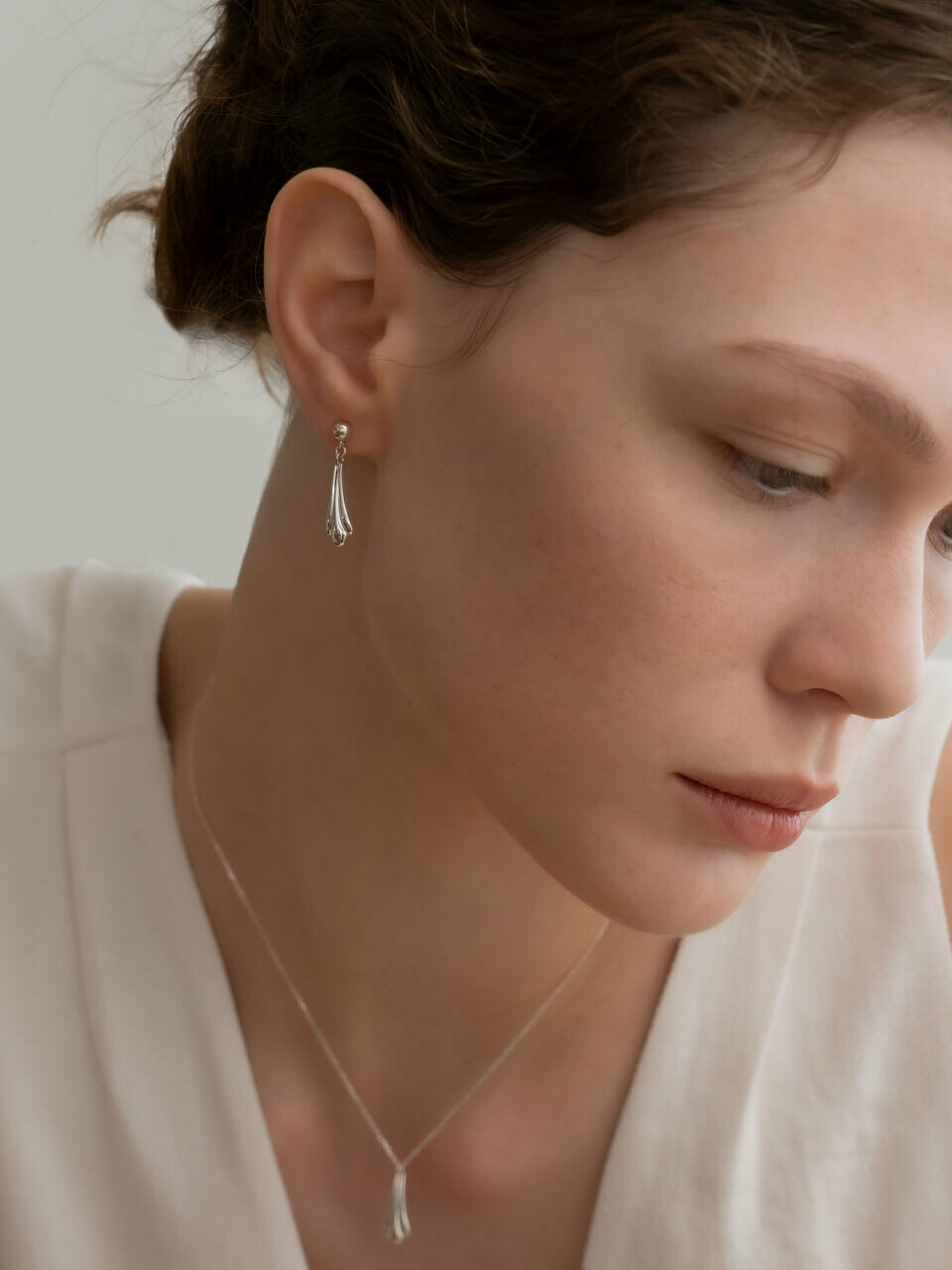 Long Shell Drop Earring