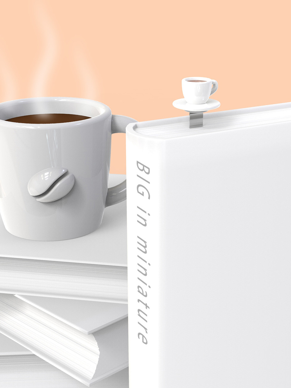 Metamorphosis Belgium Metal Bookmark Coffee