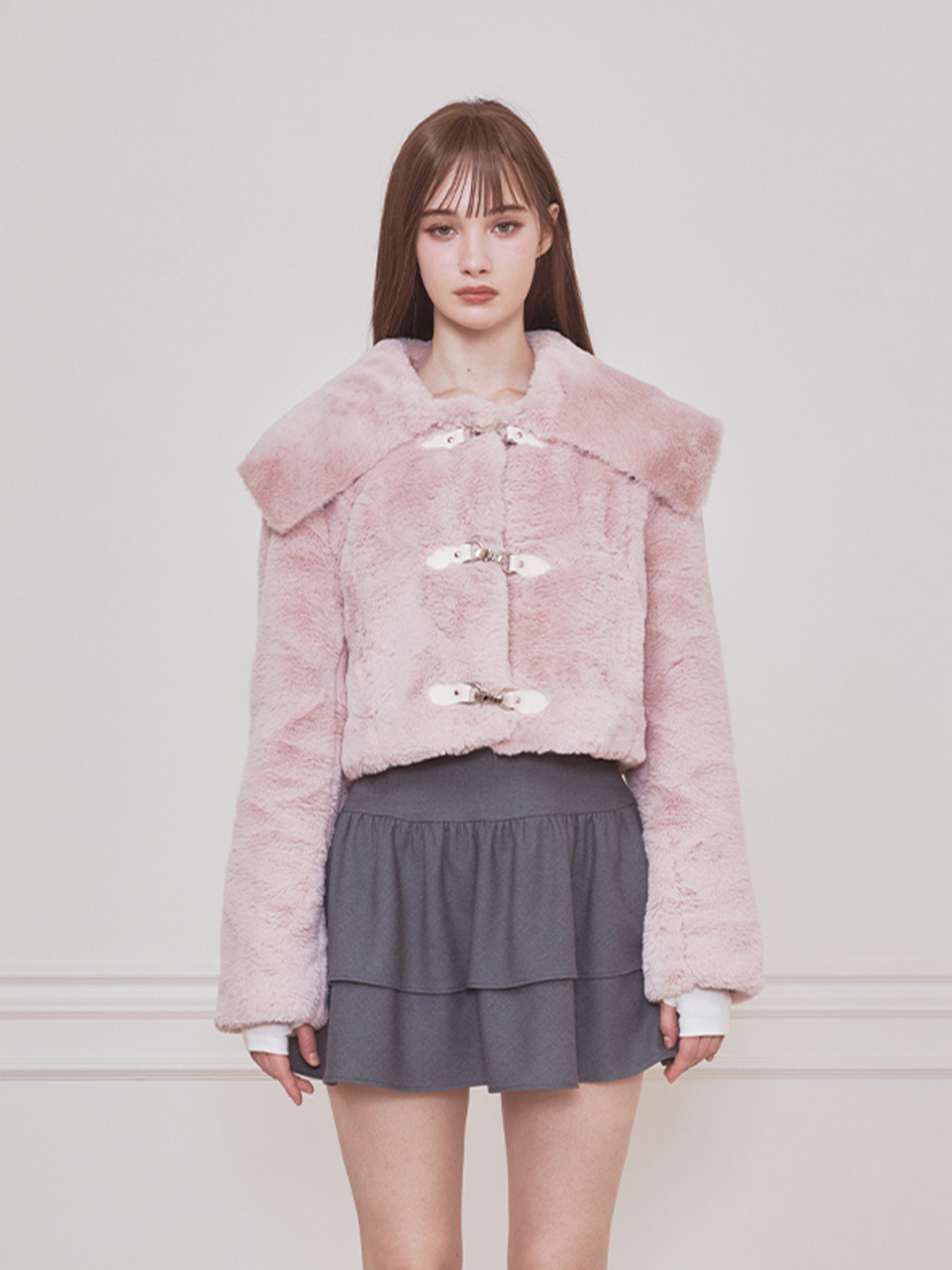 NOT YOUR ROSE ♥ Bebe sailor fur jacket/追跡付 NOT YOUR ROSE ♥ Bebe sailor fur jacket/追跡付
